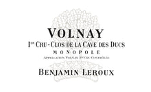 Load image into Gallery viewer, Benjamin Leroux Volnay Clos de la Cave des Ducs 1er Cru 2017 - iWine.sg