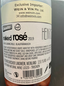 Heinrich Naked Rose 2019 (Natural) - iWine.sg
