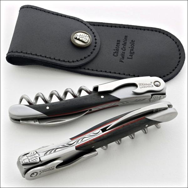 Château Laguiole Grand Cru Ebony Wood with Red Brace (Made in